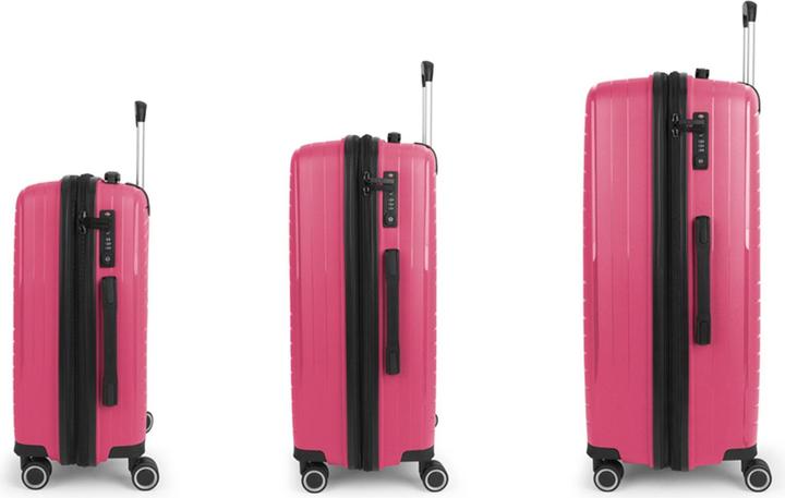Image du produit Gabol Shinyuu Ensemble de valises à 4 roulettes 3 pièces avec soufflet extensible (220 l)