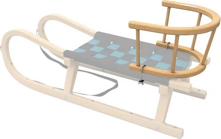 Kathrein Holz-Kinderlehne für Familienrodel