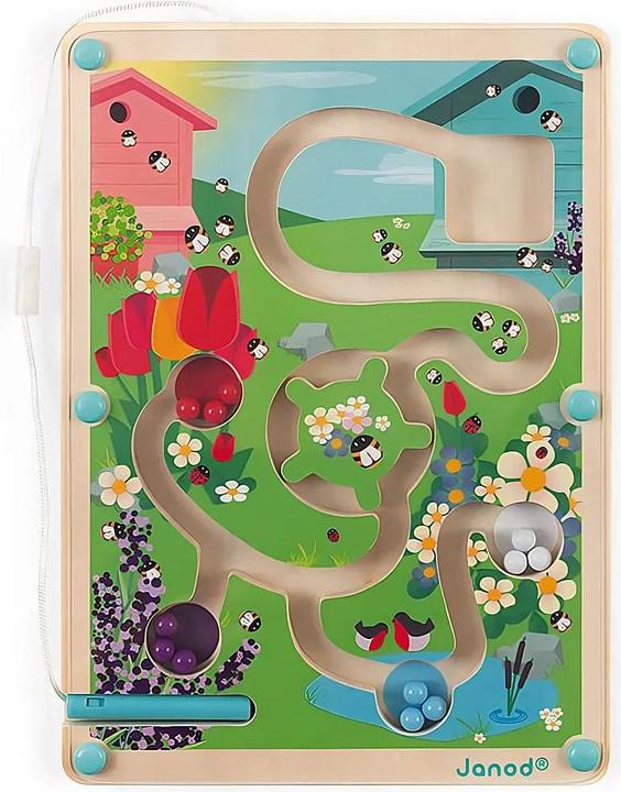 Produktbild Janod Labyrinth Bienenstock (Deutsch, Englisch, Französisch, Italienisch, 2 - 5 Jahre)