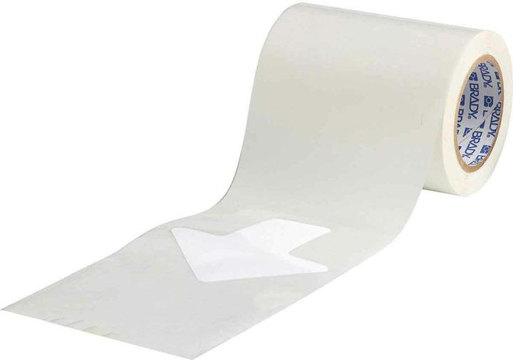 Produktbild Brady B-514, ToughStripe, Bodenmarkierungsband, Pfeile (im Abstand v. 457mm), Polyester, Weiss, 50.
