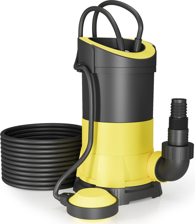 Produktbild Wiltec Schmutzwasserpumpe 5000l/h 250W Tauchpumpe Fäkalienpumpe Baupumpe Abwasserpumpe (Schmutzwasserpumpe)