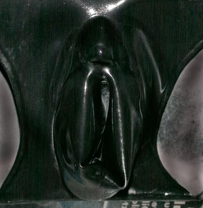 Actual product image LateX Toys Panties with vagina condom (M)