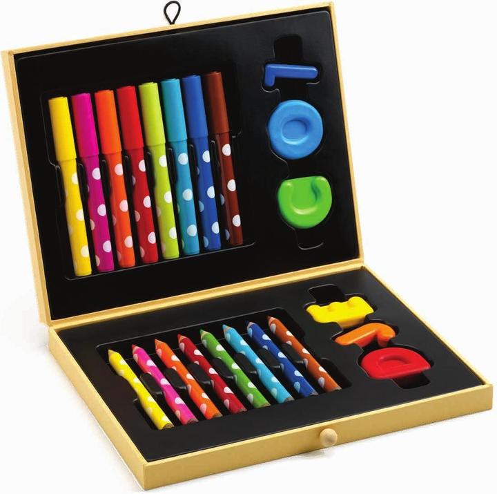 Immagine prodotto Djeco Malkoffer für die Kleinsten (Multicolore, 16 x)