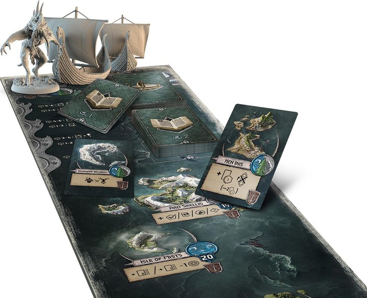 Immagine prodotto Go on Board The Witcher: Il Mondo Antico - Skellige, gioco da tavolo, per 1-5 giocatori, dai 14 anni in su (Tedesco)