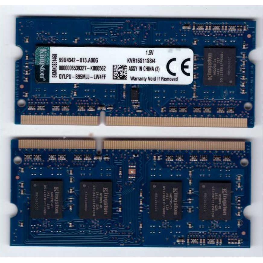Thumbnail - Kingston ValueRAM (1 x 4GB, 1600 MHz, DDR3-RAM, SO-DIMM), RAM, Schwarz