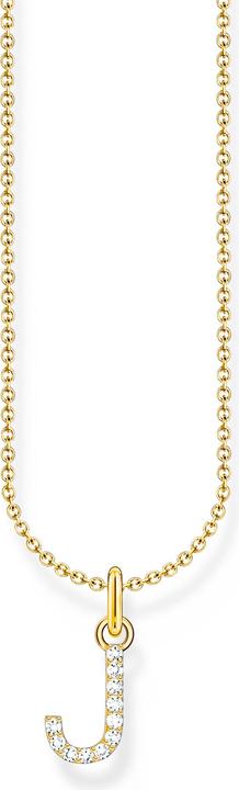 Image du produit Thomas Sabo Chaîne avec pendentif lettre J doré (Argent 925, 38 - 45 cm)