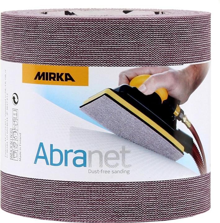 Actual product image Mirka ABRANET Sanding paper roll 115mm x 10m P240 Sanding roller Velcro ( 545BY001253R ) (240)