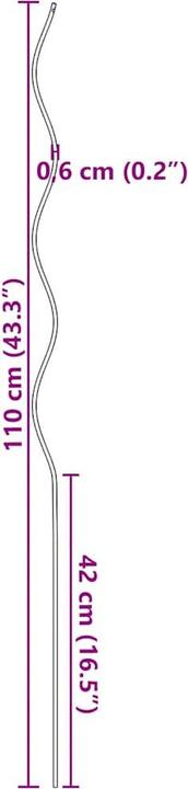 Immagine prodotto vidaXL Pflanzstab (110 cm, 110 cm)