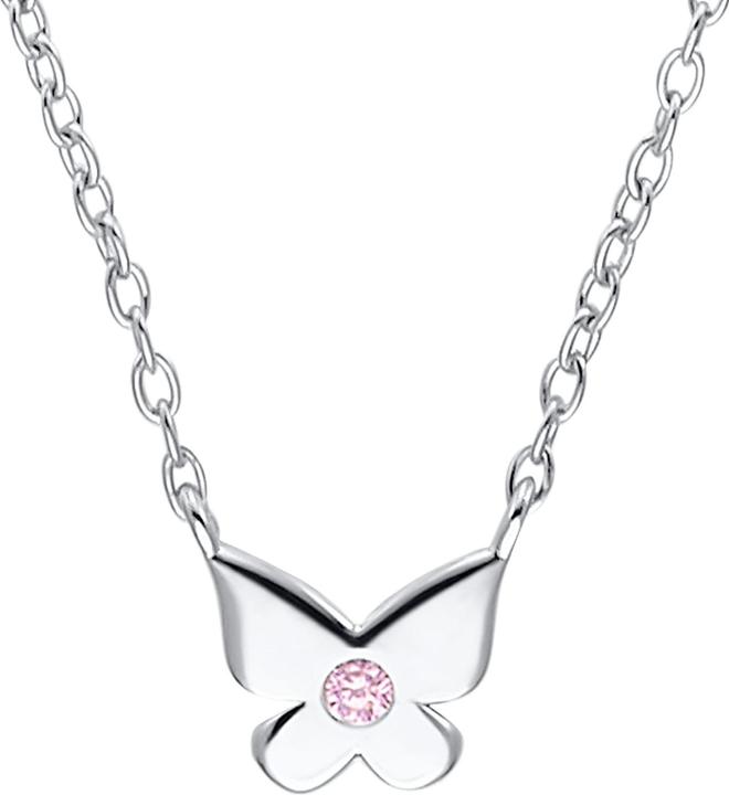 Immagine prodotto Prinzessin Lillifee Collana per ragazze, argento 925, zirconi (sintetici) | farfalla (Argento 925, 35 cm)