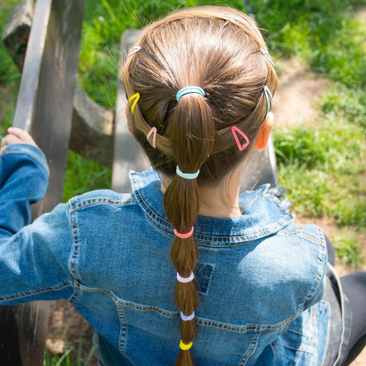 Immagine prodotto Papierdrachen Scatola di elastici per capelli per bambini + fascette per capelli