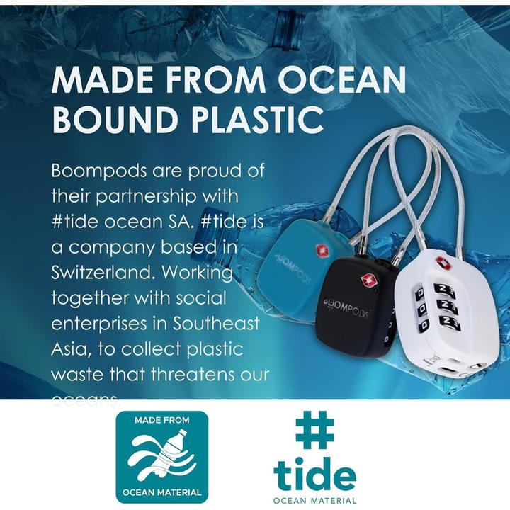 Immagine prodotto Boompods LOCK TSA Bag Tracker (Universal) Grey (Android, iOS)