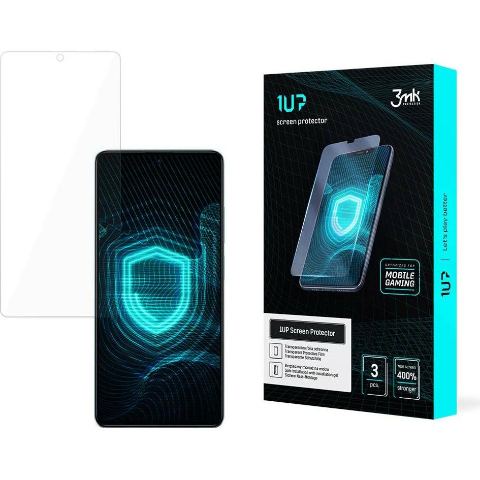 3Mk Trasparente Folia 1Up Poco X5 Pro 5G Folia Gaming 3Szt (3 Pz., Xiaomi Poco X5 Pro), Pellicola Protettiva Smartphone,