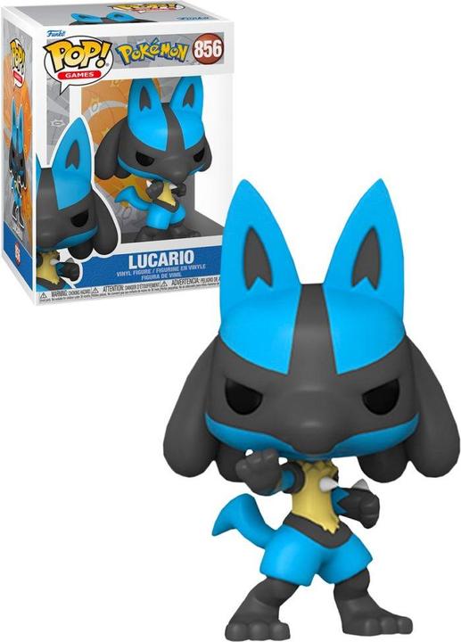 Actual product image Funko Pokemon POP! Games Vinyl Figur Lucario(EMEA) 9 cm