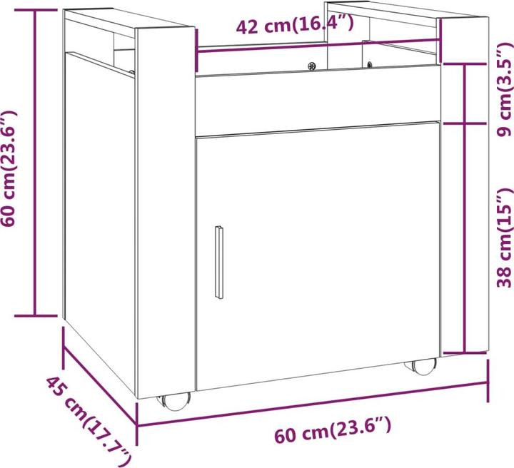 Image du produit vidaXL Bürowagen