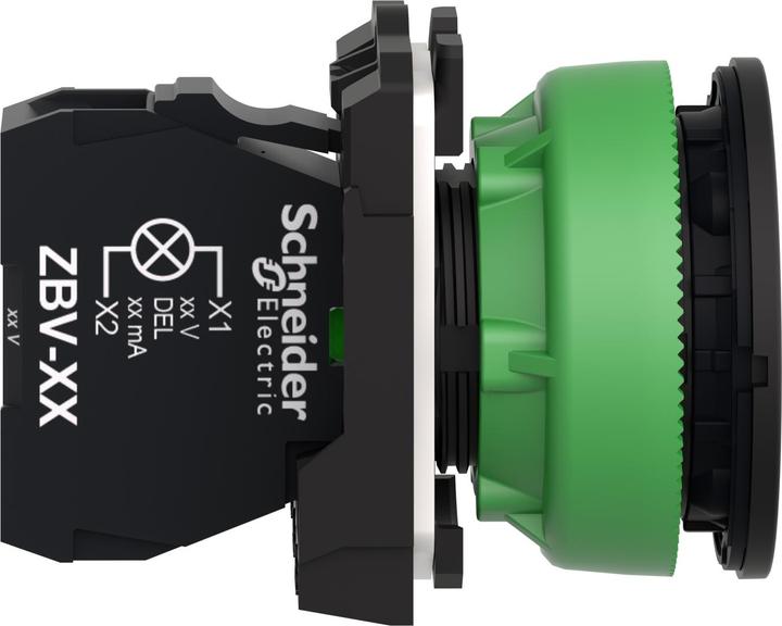 Produktbild Schneider Electric Leuchtmelder, kompl, Flush, Kunststoff, XB5FVB6