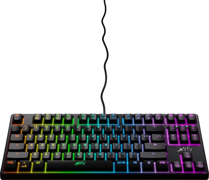 Actual product image CHERRY xtrfy K4 RGB Tkl (Swiss, Cable)