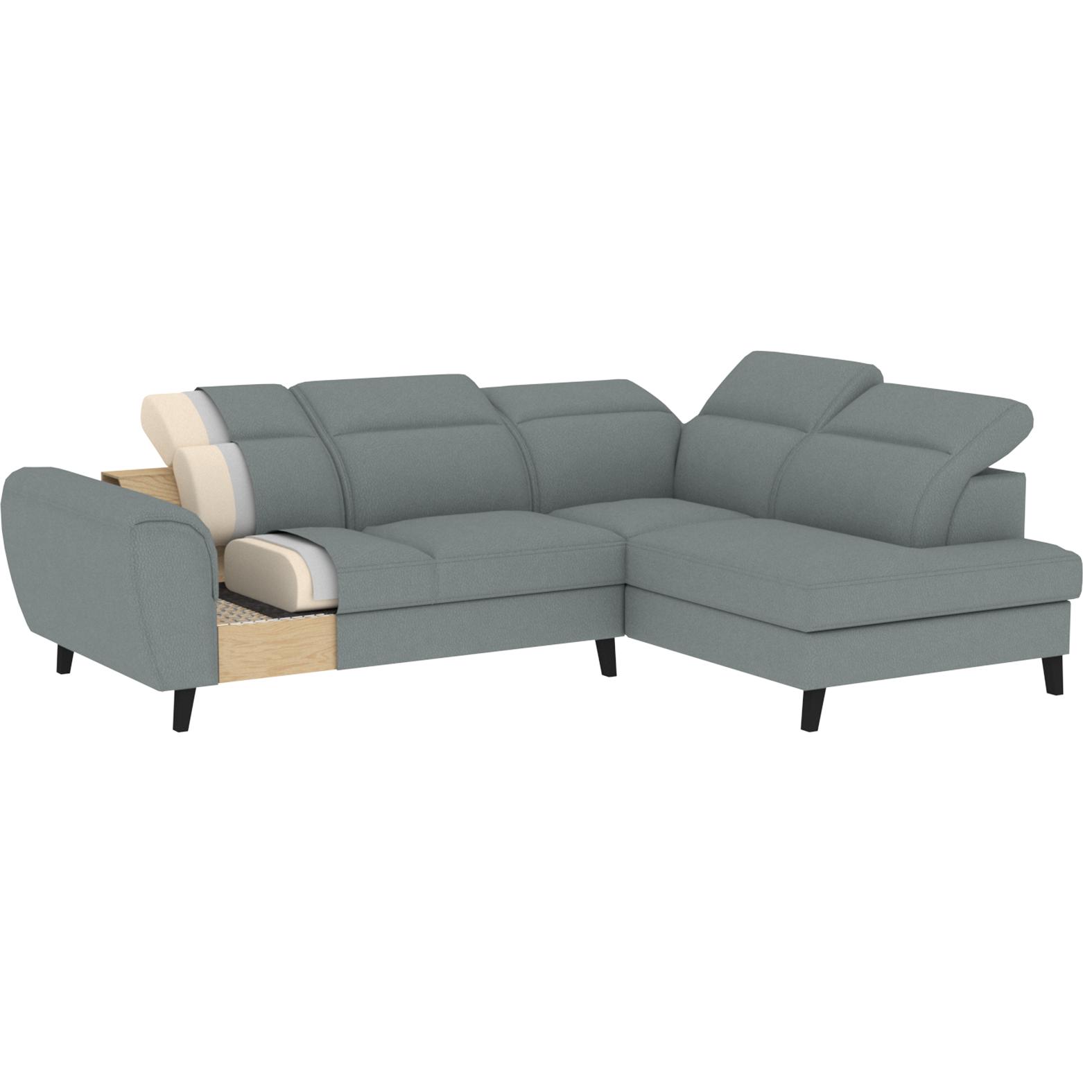 ELTAP, Sofa, Noble (Ecksofa, 4-Sitzer, Bettsofa)