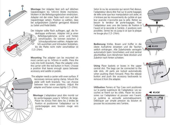 Immagine prodotto KlickFix Adattatore per il trasporto