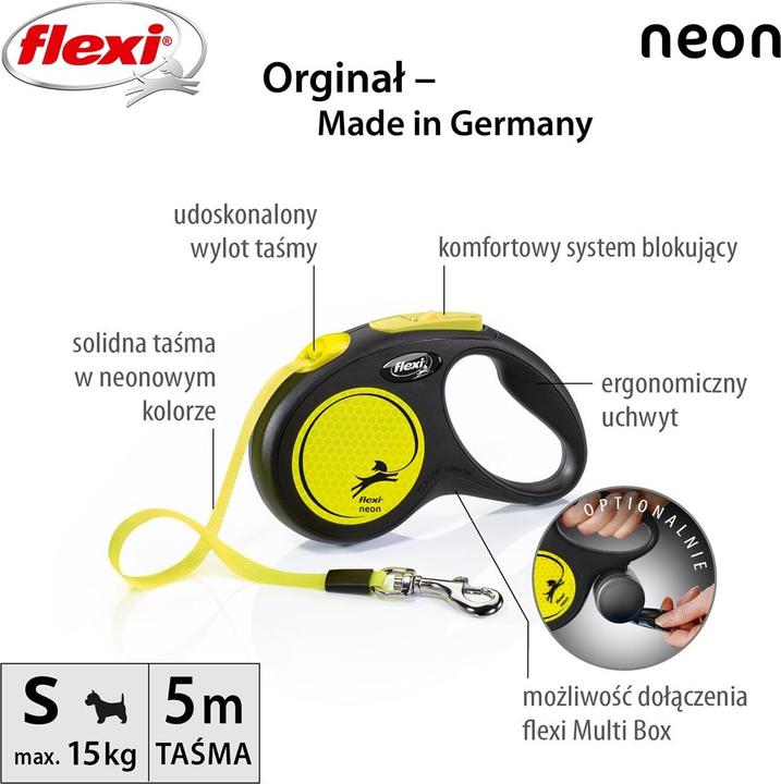Produktbild Flexi New Neon (S, Hund, Spazieren)