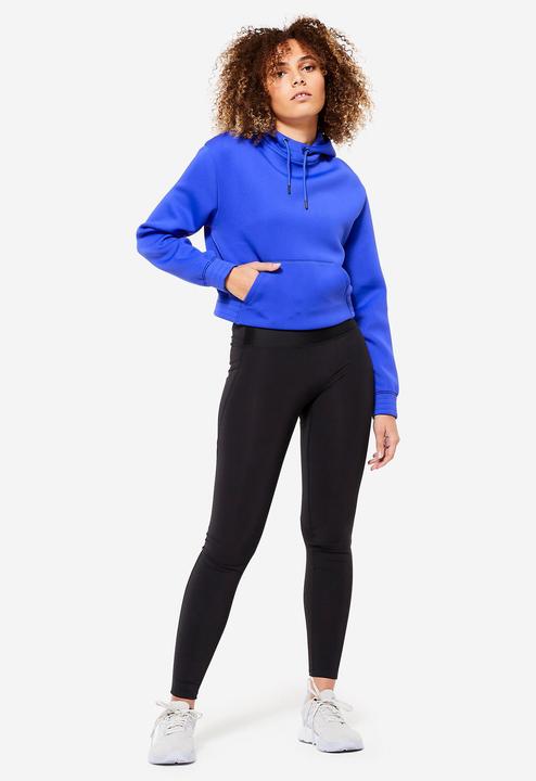 Produktbild Domyos Kapuzenpullover Damen - FSW500 blau (L)