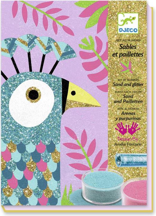 Produktbild Djeco Sandbilder Bunte Vögel