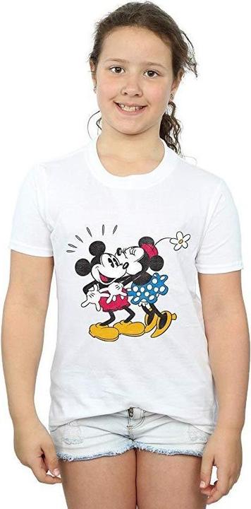 Produktbild Disney Mickey Mouse Mickey And Minnie Kiss TShirt Mädchen (128)