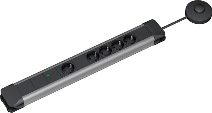Produktbild Bachmann Steckdosenleiste CONNECTUS, 5- fach, mit Fuschalter - fr den Markt: D / L / A- (330.140) (5 x, CEE 7/3, 2 m)