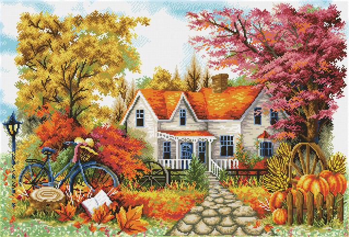 Produktbild Diamond Dotz Autumn Days 90 x 61 cm