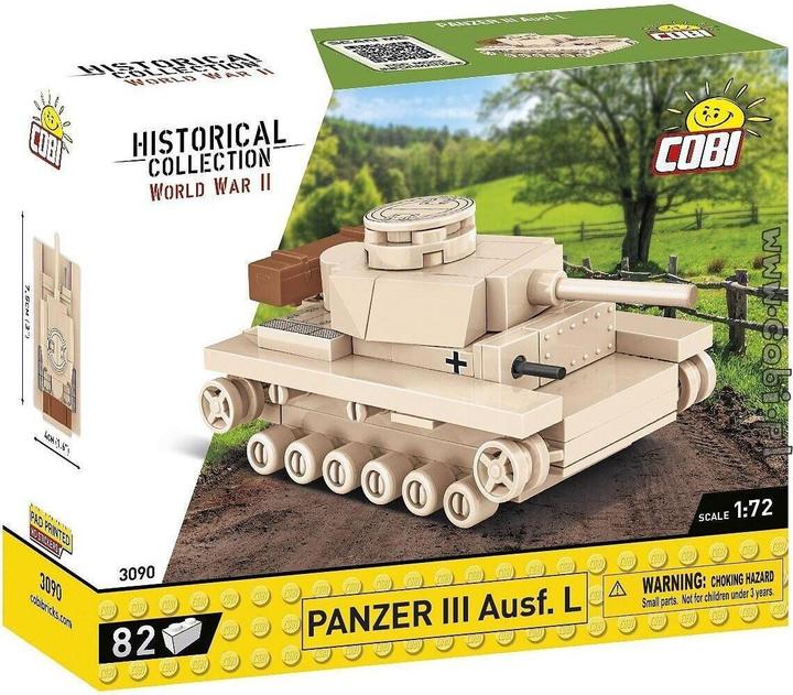Cobi H.C. WWII Panzer III Ausf.L 1:72