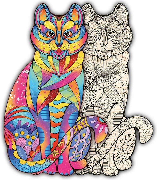 Produktbild Philos Artefakt Holzpuzzle in Katze (160 Teile)