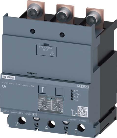 Siemens Dispositivo di protezione a corrente residua RCD tipo A 3VA922
