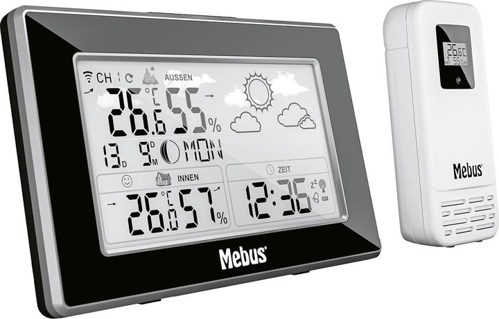 Produktbild Mebus MEB Funk-Wetterstat.15x9,6x2,2