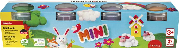 Produktbild EberhardFaber EBERHARD FABER Knete Mini farbsortiert 4 Farben je 140,0 g