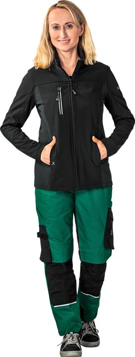 Actual product image Planam Norit ladies pure softshell jacket black size 54 (54)