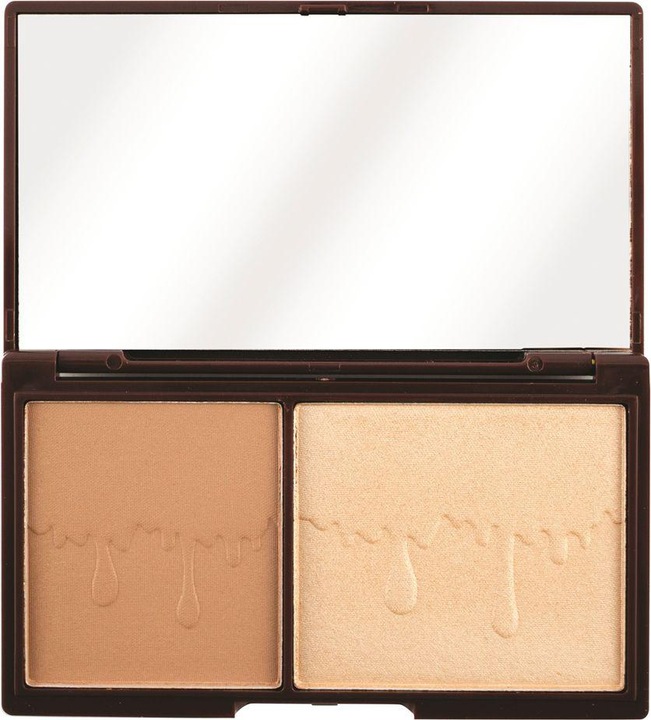 Actual product image Makeup Revolution I HEART MAKEUP Bronze & Glow - face contouring palette 11g (11 g)