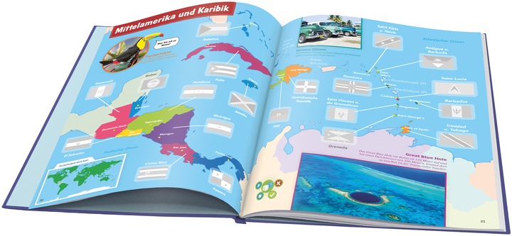 Image du produit Bookii Atlas de broderie WAS IST WAS Drapeaux du monde.
