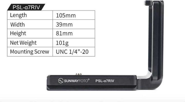 Produktbild Sunwayfoto L-Bracket für Sony A7RIV PSL-A7RIV