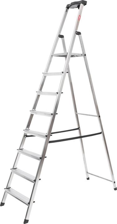 Actual product image Stier Steps Stepladder 8 steps, single-sided access (Stepladder, 137 cm)