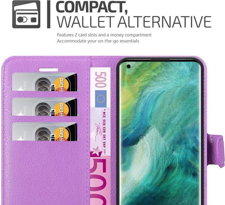 Produktbild Cadorabo Book mit Standfunktion Cover (Oppo Find X2 Pro)