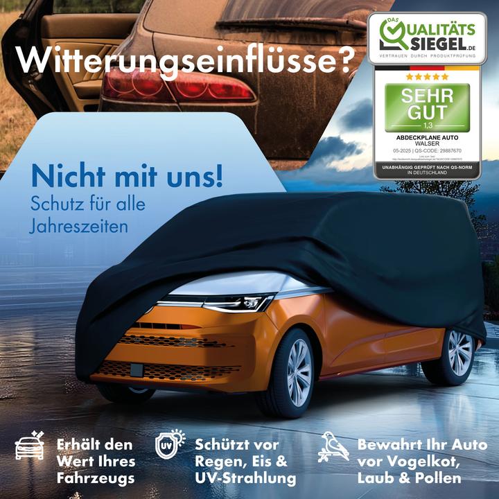 Actual product image Walser Car tarpaulin All Weather, Bus Autoplane size 13 Bus black