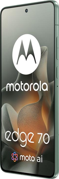 Actual product image Motorola Edge 70 6.7 Dual SIM Android 16 USB Type-C 12 GB 512 GB 4800 mAh Grün (512 GB, Green, Pantone Lily Pad, 6.70", Dual SIM, 5G)