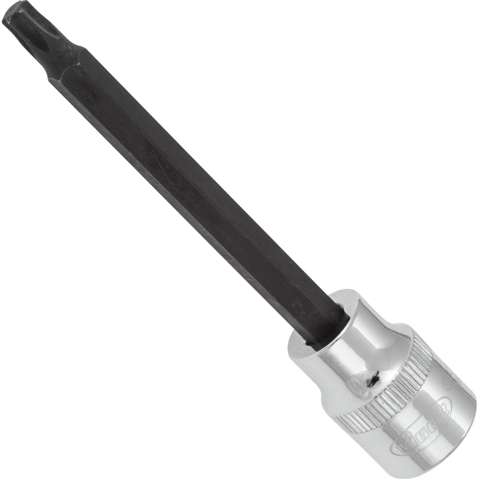 Vigor, Steckschlüssel + Stecknuss, 3/8" TORX-SCHRAUBENDR.EINSATZ T27, 93MM