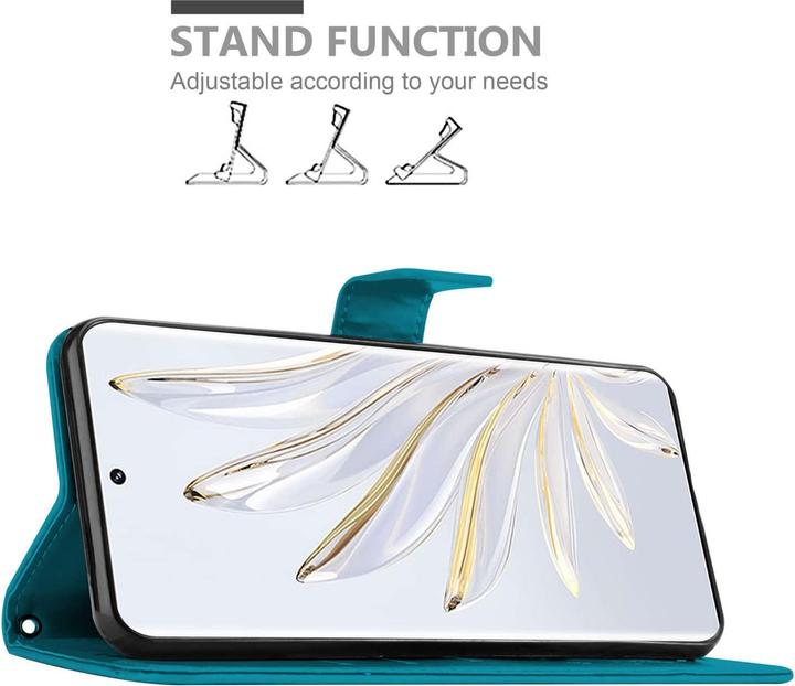 Produktbild Cadorabo Hülle für Apple iPhone 15 PRO MAX mit Blumen Muster (Apple iPhone 15 Pro Max)