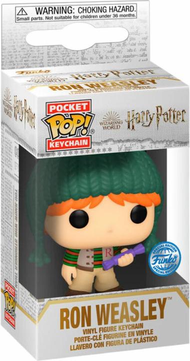 Actual product image Funko HARRY POTTER HOLIDAY - Pocket Pop Keychains - 20ème Ann - Ron