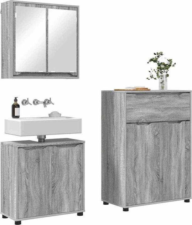 Actual product image vidaXL Modernes Badezimmer-Set