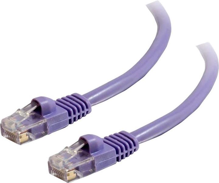 Produktbild C2G Kabel / 1,5 m Mlded/Btd Purple CAT5E PVC (UTP, CAT5e, 1.50 m)