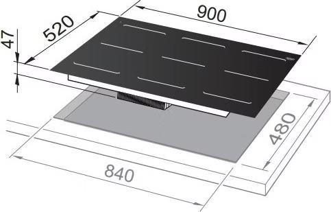 Produktbild De'Longhi SLI 905 (90 cm, Induktionskochfeld)