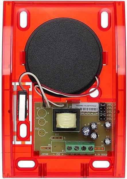 Immagine prodotto Satel SPW-210 R Sirena cablata per interni Rosso, Bianco