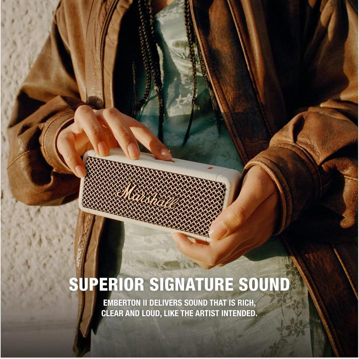 Actual product image Marshall Emberton II Portable Bluetooth Speaker (30 h, Rechargeable battery operated)