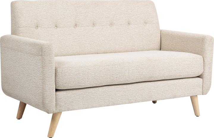 Produktbild Homcom 2 Sitzer Sofa Polyester, Mehrschichtplatte Beige (2-Sitzer)
